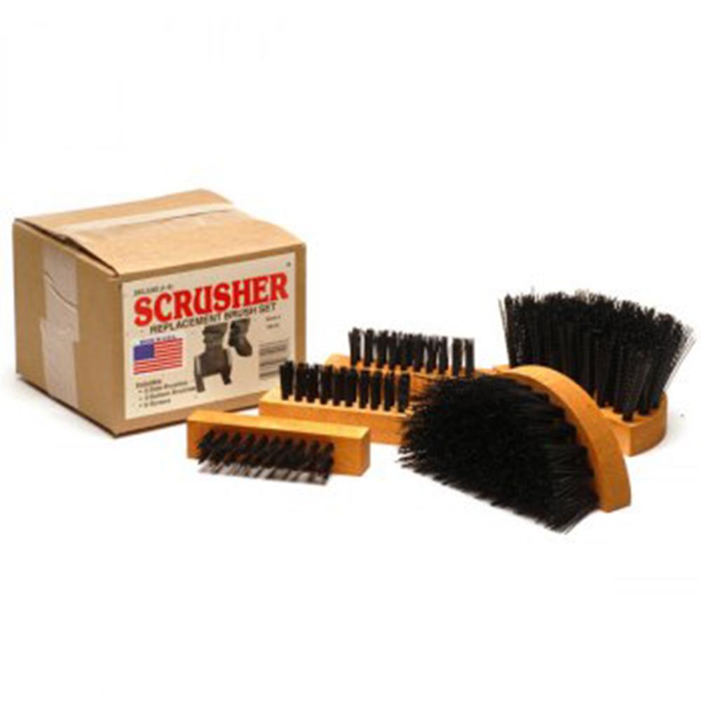 Scrusher Deluxe and Big Boot Scrusher Boot and Shoe Cleaner Replacement Brushes from Columbia Safety
